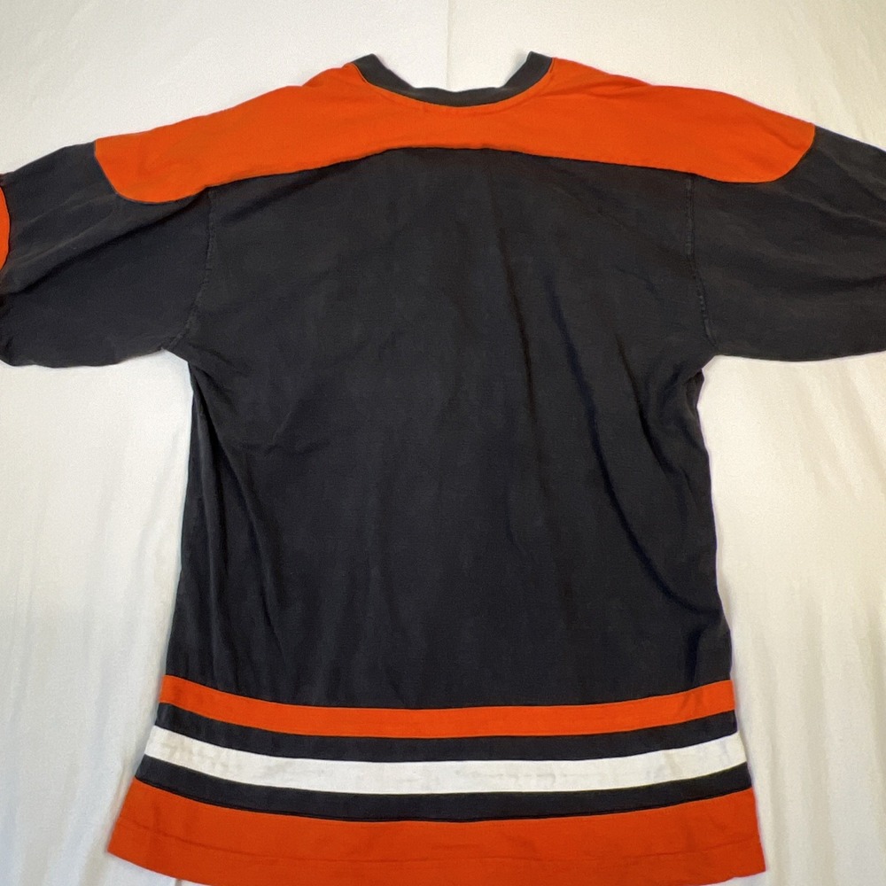 Vintage NHL Philadelphia Flyers Eastern Conference Black Shirt Pro-Player Mens L - Picture 8 of 9